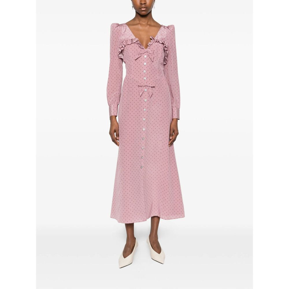 Alessandra Rich Alessandra Rich PINK Dresses - Day Dresses Size XS / US 0-2 / IT 36-38 - 5 Thumbnail