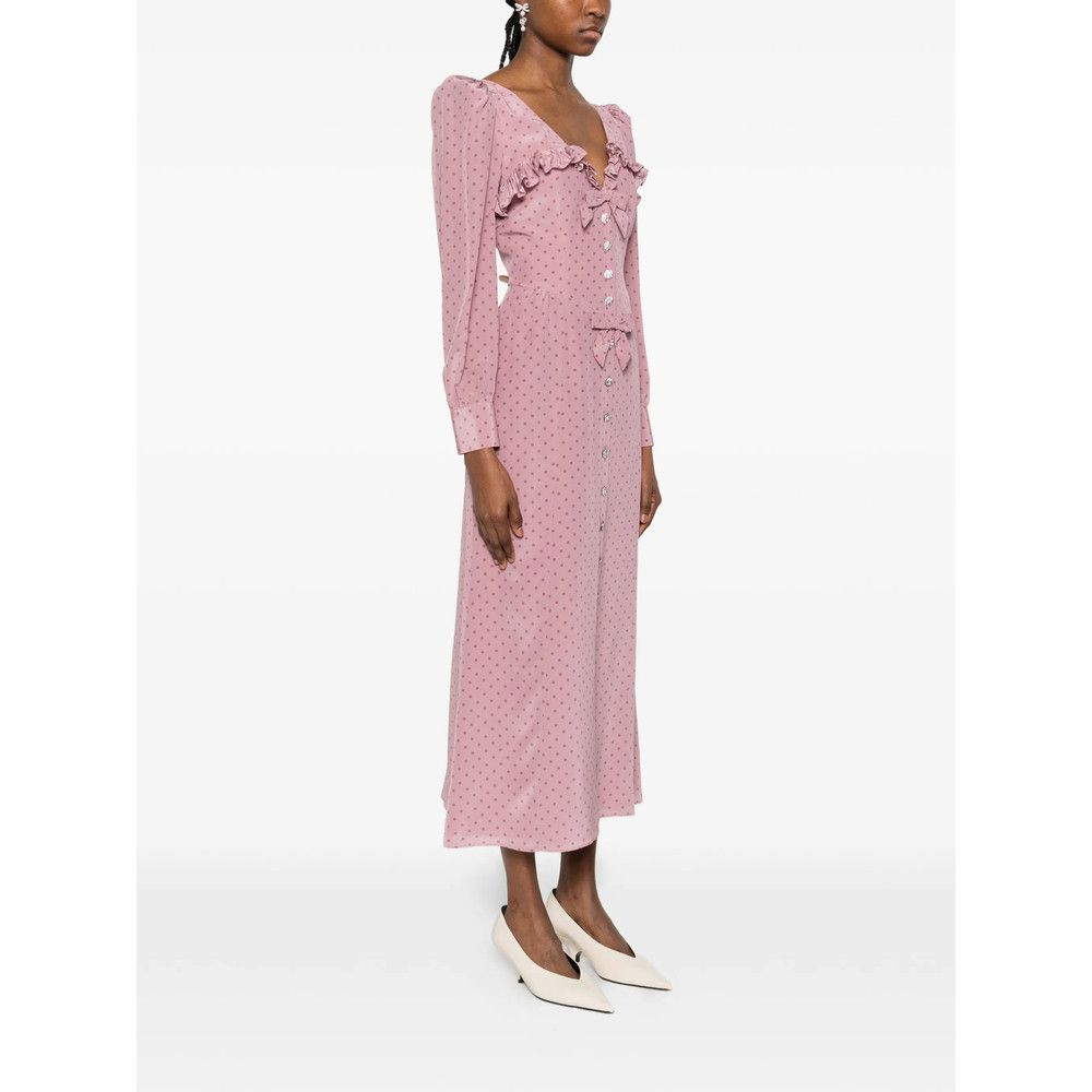 Alessandra Rich Alessandra Rich PINK Dresses - Day Dresses Size M / US 6-8 / IT 42-44 - 3 Thumbnail