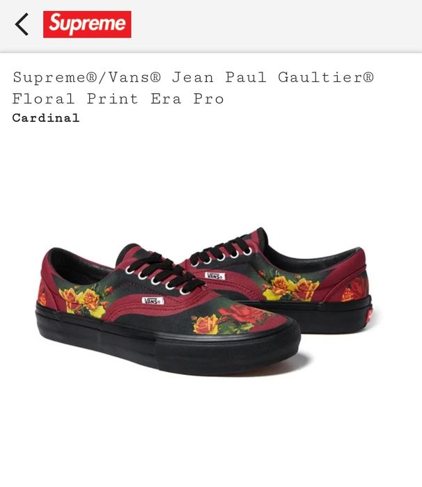 Supreme jean best sale paul gaultier vans