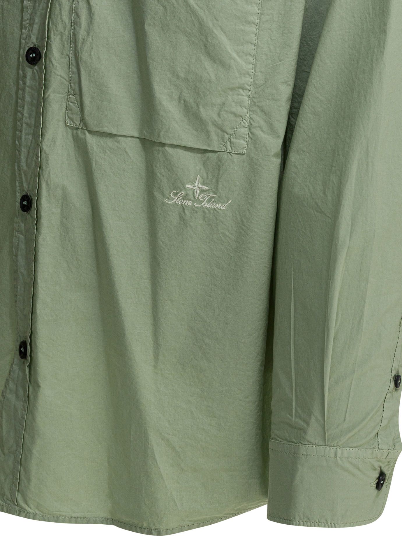 Stone Island Stone Island Casual Shirt With Logo tag size M Men - USA Duties Paid Size US M / EU 48-50 / 2 - 4 Thumbnail