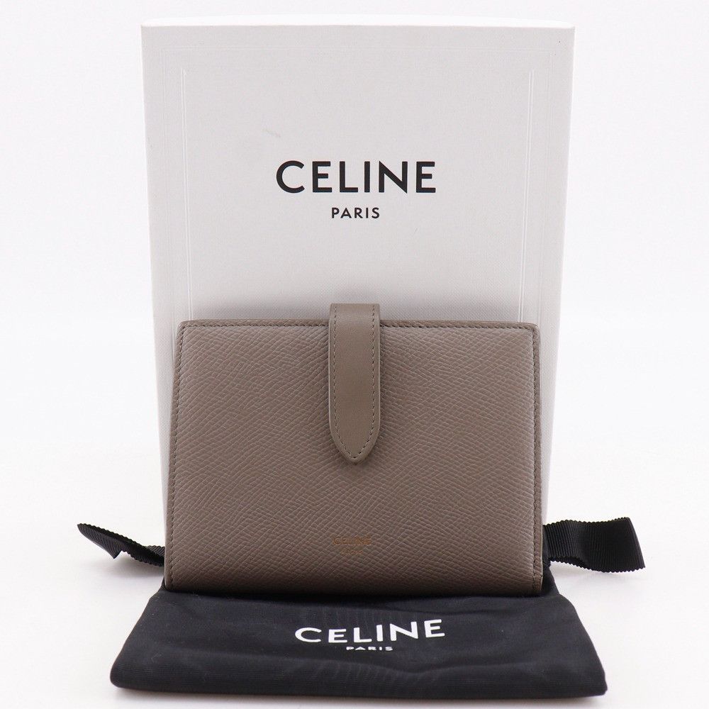 Celine Celine CELINE Medium Strap Wallet Leather Wallet Leather Short Wallet DUTY FREE for USA Size ONE SIZE - 17 Thumbnail