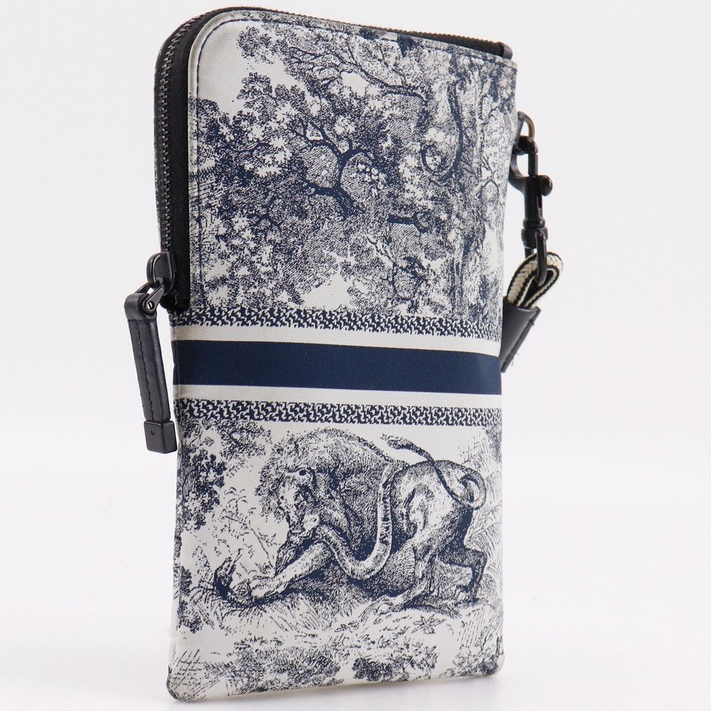 Dior Dior Christian Dior DiorTravel Toile de Jouy Nylon Shoulder Bag Textile Shoulder Bag DUTY FREE for USA Size ONE SIZE - 3 Thumbnail