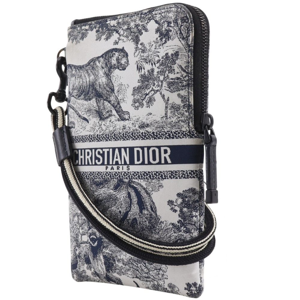 Dior Dior Christian Dior DiorTravel Toile de Jouy Nylon Shoulder Bag Textile Shoulder Bag DUTY FREE for USA Size ONE SIZE - 2 Thumbnail
