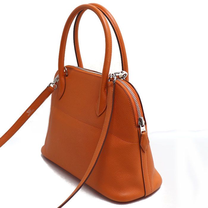 Hermes Hermes Hermès Bolide27 Vau Epsom 2way Shoulder Bag Leather Shoulder Bag Stamp N (2010) DUTY FREE for USA Size ONE SIZE - 2 Thumbnail