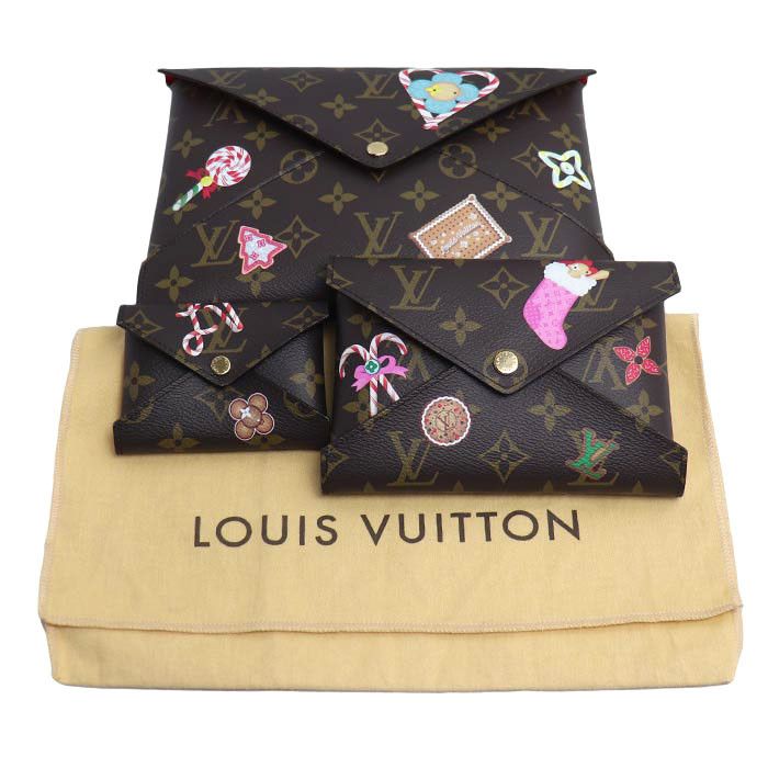 Louis Vuitton Louis Vuitton Louis Vuitton Pochette Kirigami Monogram Limited Pouch Set Textile Clutch Bag M12203 DUTY FREE for USA Size ONE SIZE - 8 Thumbnail