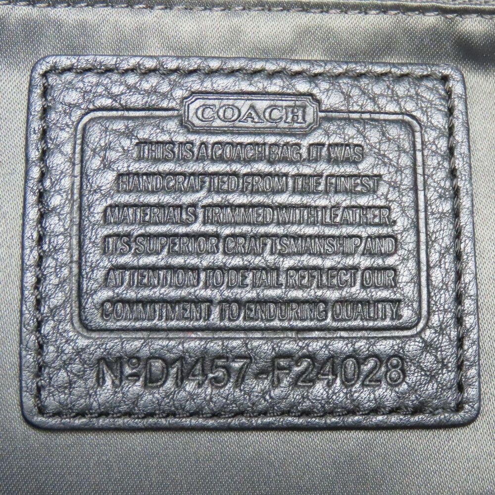 Coach COACH Signature Canvas Leather Shoulder Bag Textile Shoulder Bag F24028 DUTY FREE for USA