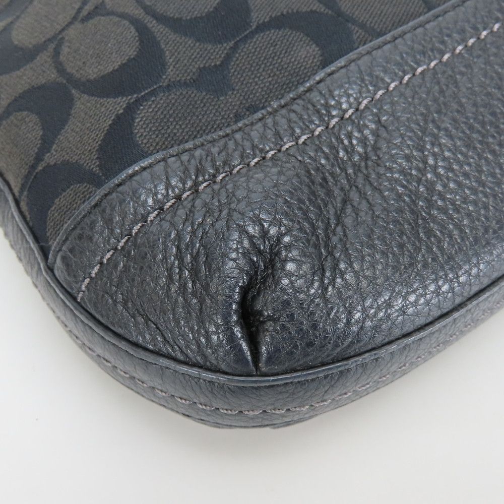 Coach COACH Signature Canvas Leather Shoulder Bag Textile Shoulder Bag F24028 DUTY FREE for USA