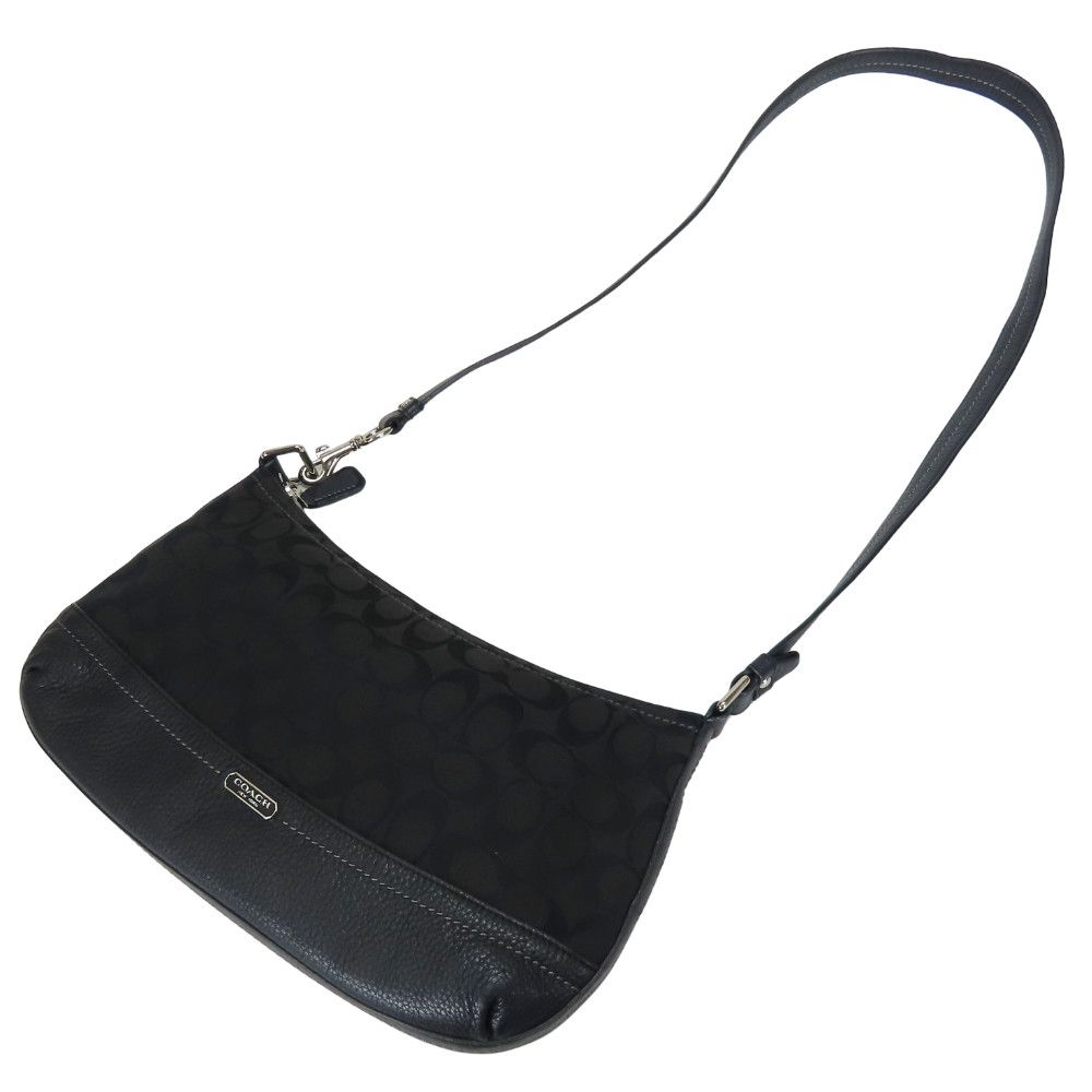 Coach COACH Signature Canvas Leather Shoulder Bag Textile Shoulder Bag F24028 DUTY FREE for USA