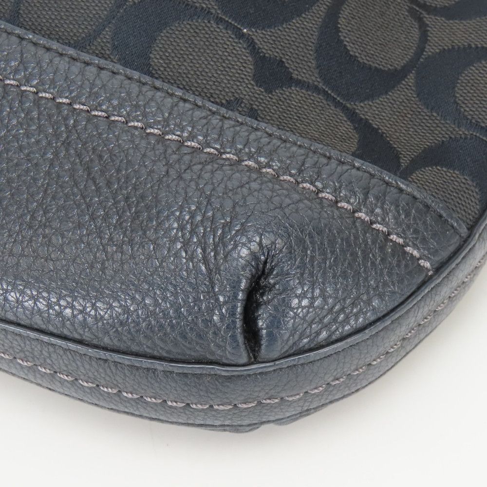 Coach COACH Signature Canvas Leather Shoulder Bag Textile Shoulder Bag F24028 DUTY FREE for USA
