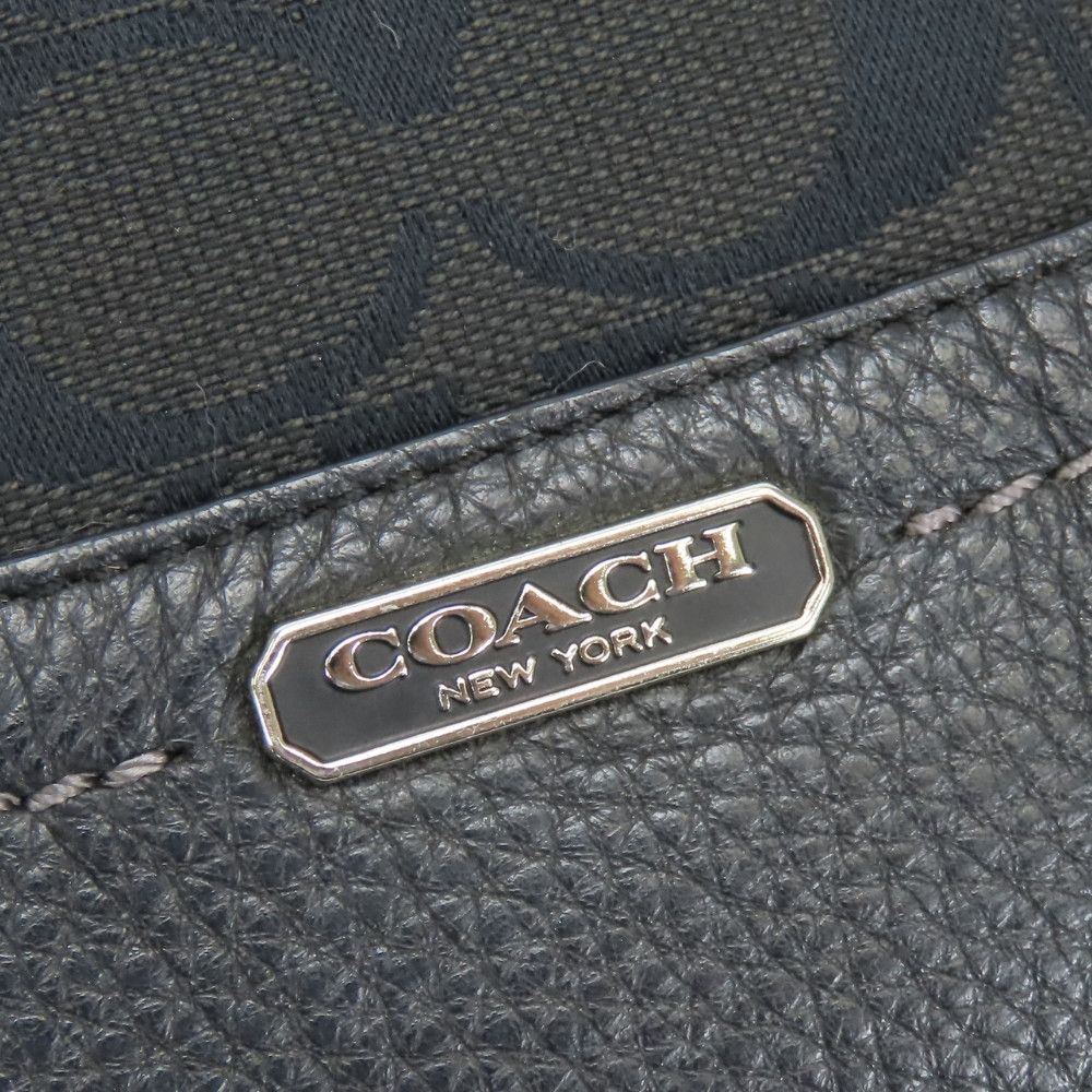 Coach COACH Signature Canvas Leather Shoulder Bag Textile Shoulder Bag F24028 DUTY FREE for USA