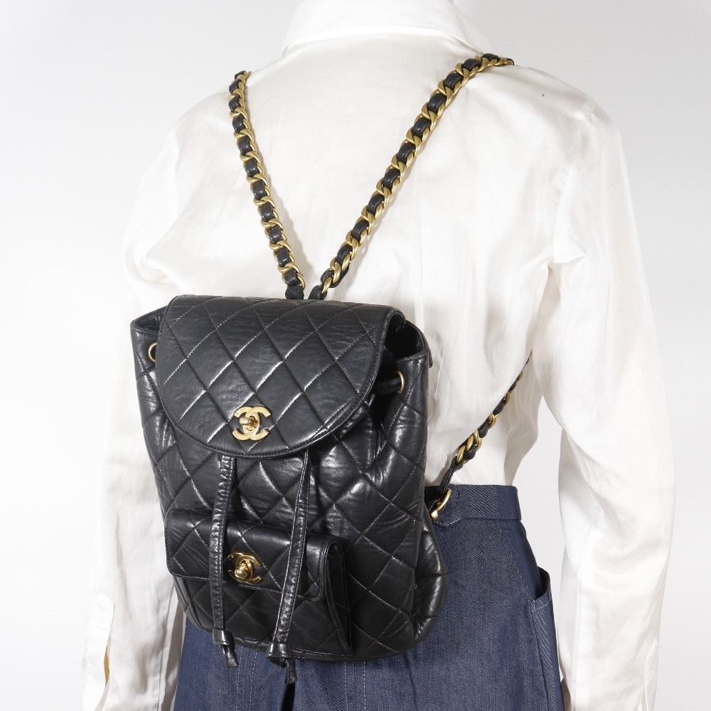 Chanel Chanel Chanel Matelasse Lambskin Backpack Leather Backpack DUTY FREE for USA Size ONE SIZE - 18 Thumbnail