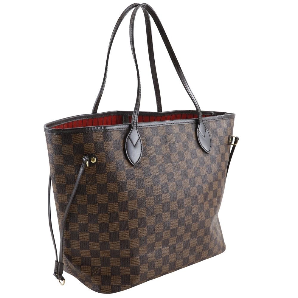 Louis Vuitton Louis Vuitton Louis Vuitton Neverfull MM Damier Canvas Tote Bag Textile Tote Bag N51105 DUTY FREE for USA Size ONE SIZE - 3 Thumbnail