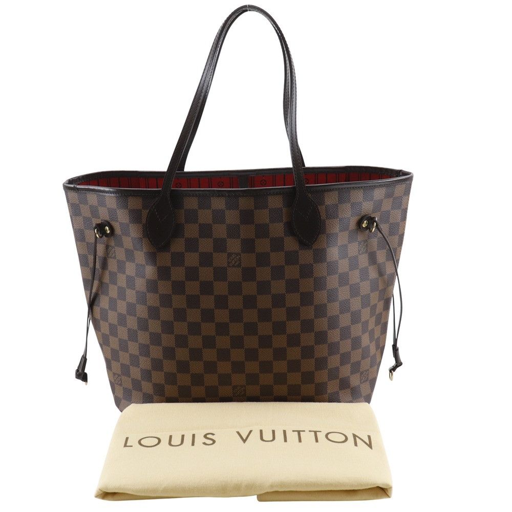 Louis Vuitton Louis Vuitton Louis Vuitton Neverfull MM Damier Canvas Tote Bag Textile Tote Bag N51105 DUTY FREE for USA Size ONE SIZE - 19 Thumbnail