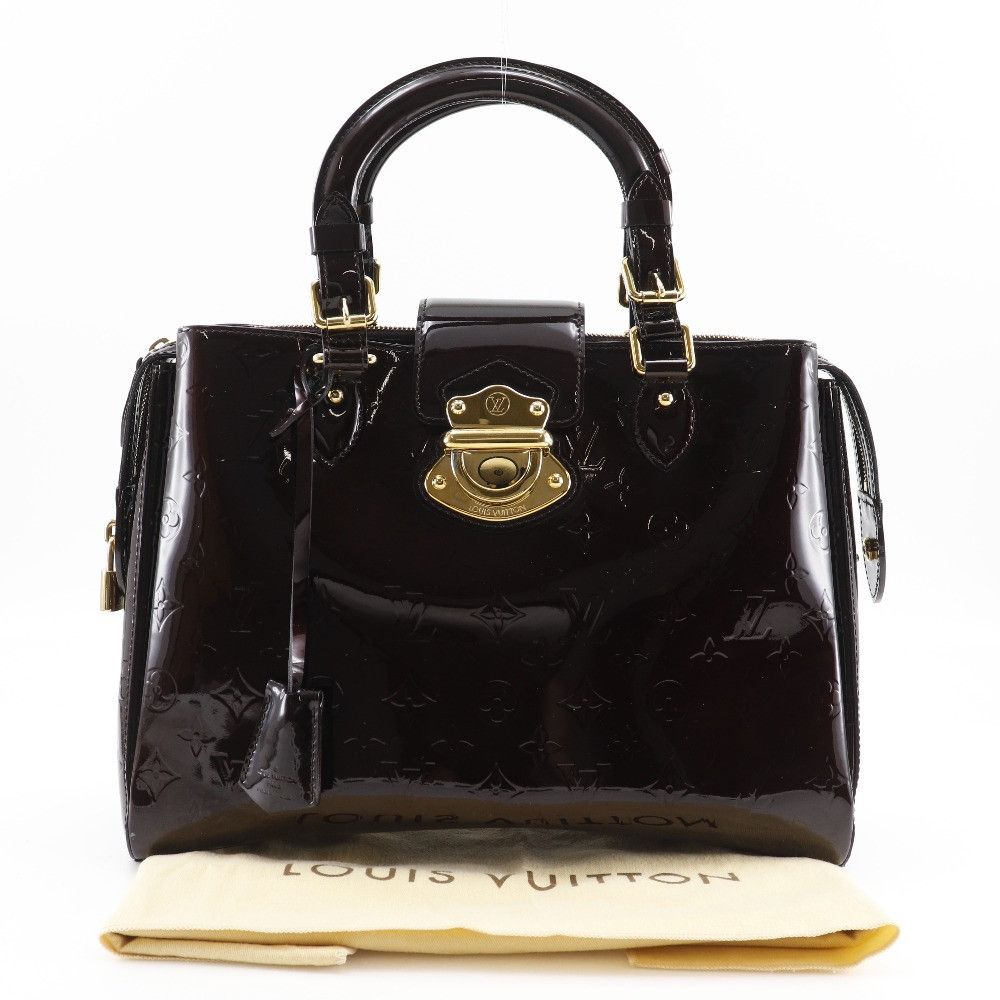 Louis Vuitton Louis Vuitton Louis Vuitton Melrose Avenue Monogram Vernis Handbag Textile Handbag M93757 DUTY FREE for USA Size ONE SIZE - 20 Thumbnail