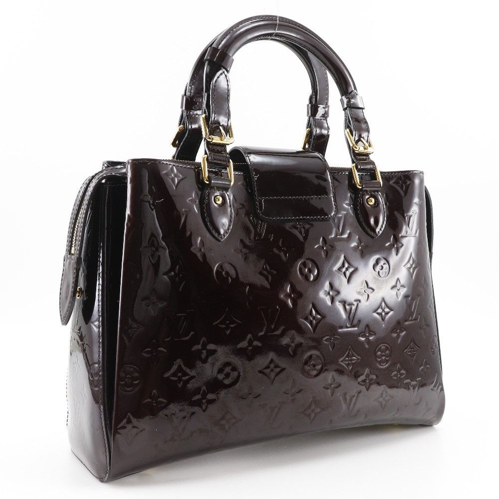 Louis Vuitton Louis Vuitton Louis Vuitton Melrose Avenue Monogram Vernis Handbag Textile Handbag M93757 DUTY FREE for USA Size ONE SIZE - 3 Thumbnail