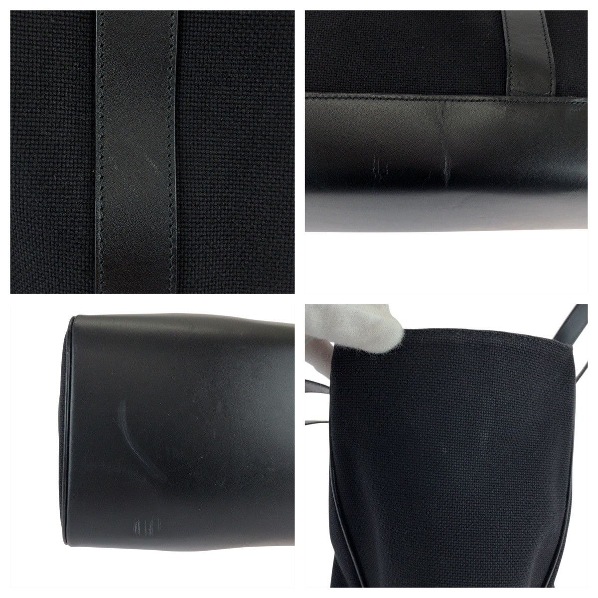 Gucci Gucci GUCCI 91384 Canvas/Leather 2way Tote Bag Leather Shoulder Bag 91384 DUTY FREE for USA Size ONE SIZE - 5 Thumbnail