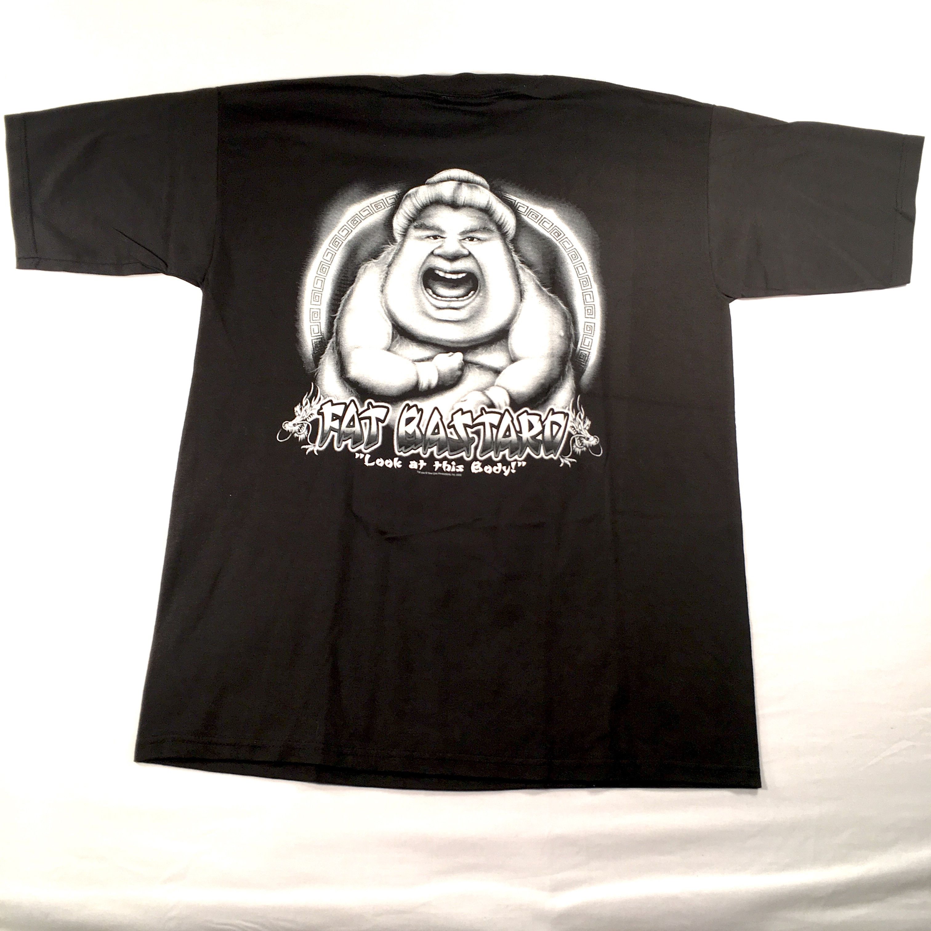 Vintage VTG NOS Austin Powers Goldmember Fat Bastard Japan Cartoon Sz L