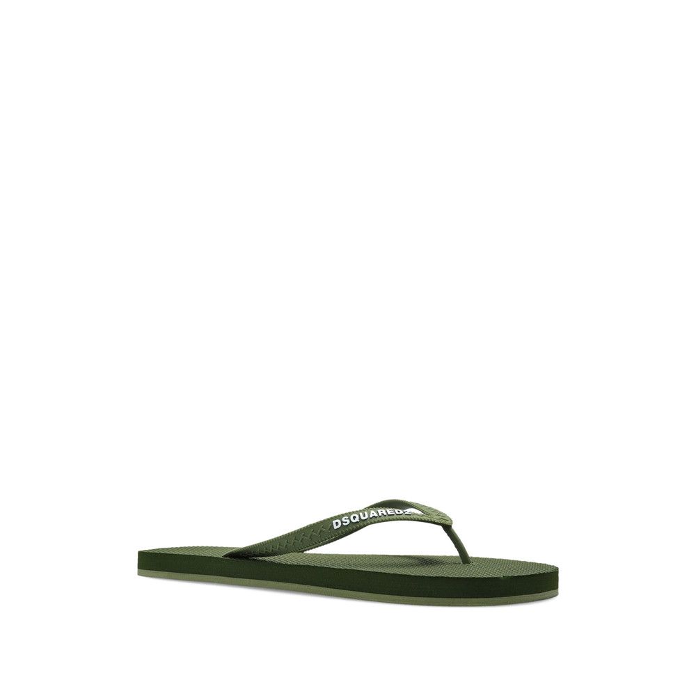 Dsquared2 Dsquared2 GREEN Flip-Flops & Slides Size US 12 / EU 45 - 2 Thumbnail
