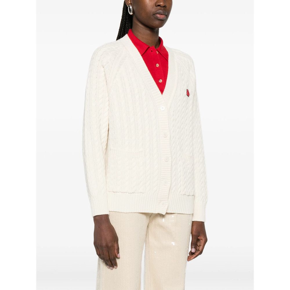 Kenzo Kenzo NEUTRALS Knitwear - Cardigans Size XS / US 0-2 / IT 36-38 - 2 Thumbnail