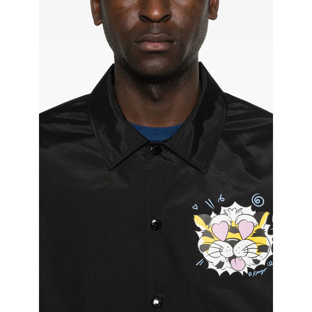 Kenzo Kenzo BLACK Jackets - Shirt Jackets Size US XL / EU 56 / 4 - 5 Thumbnail