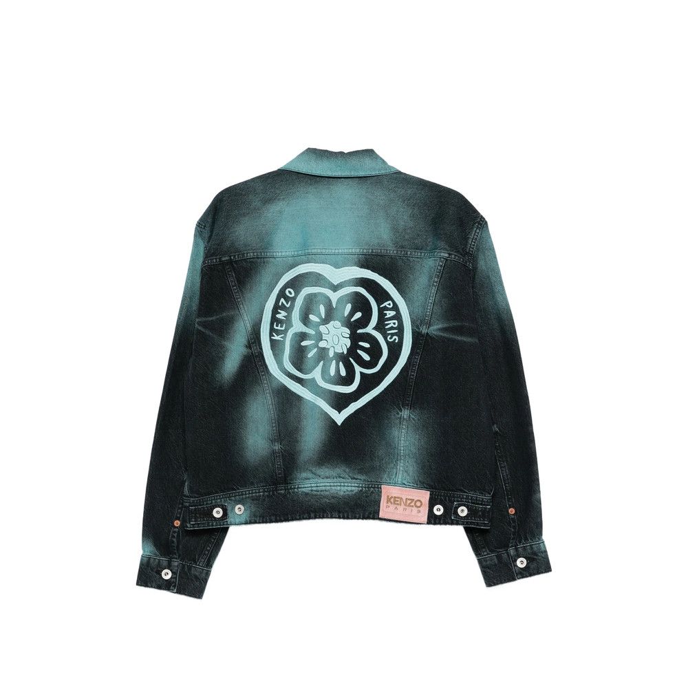 Kenzo Kenzo GREEN Jackets - Denim Jackets Size US M / EU 48-50 / 2 - 2 Thumbnail
