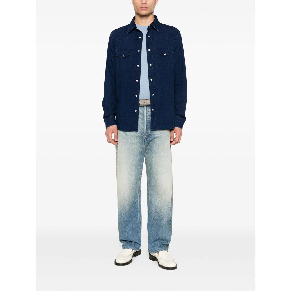 Tom Ford Tom Ford BLUE Shirts Size US S / EU 44-46 / 1 - 3 Thumbnail