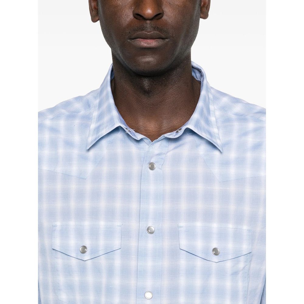 Tom Ford Tom Ford BLUE Shirts Size US L / EU 52-54 / 3 - 3 Thumbnail