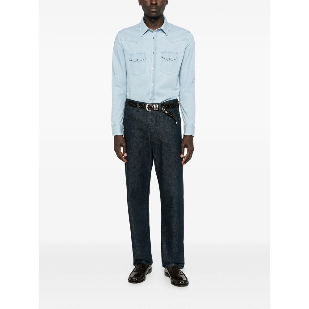 Tom Ford Tom Ford BLUE Shirts Size US XXL / EU 58 / 5 - 2 Thumbnail