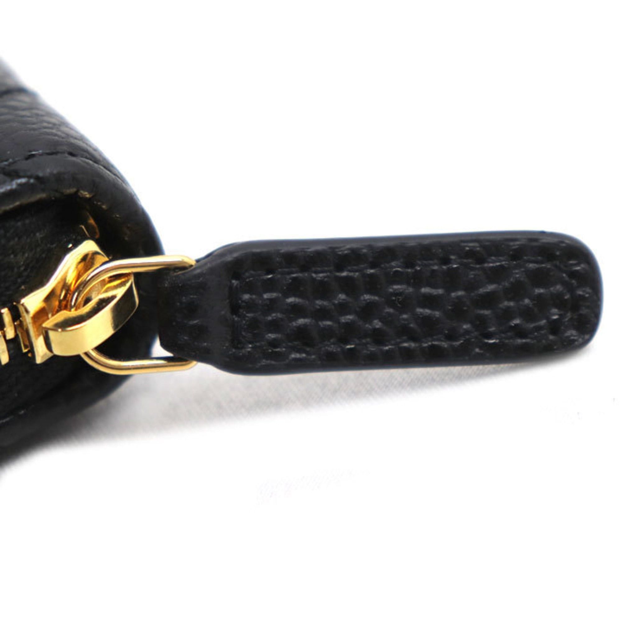 Chanel CHANEL Classic Zip Coin Purse, Black, Caviar, AP0216, Women's Size ONE SIZE - 4 Thumbnail