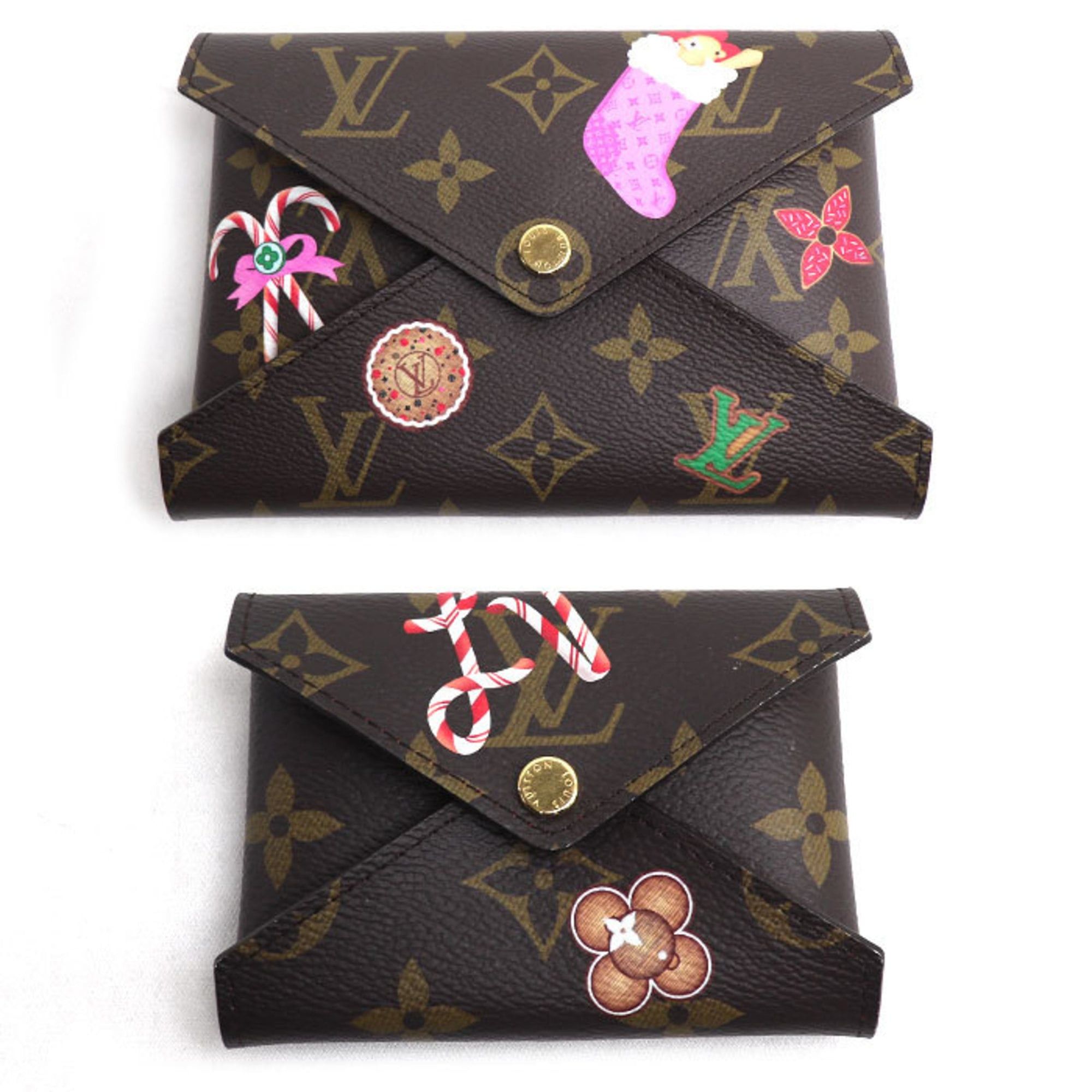 Louis Vuitton LOUIS VUITTON Kirigami Monogram Brown Pochette M12203 Christmas Limited Edition Vivienne Women's Size ONE SIZE - 5 Thumbnail