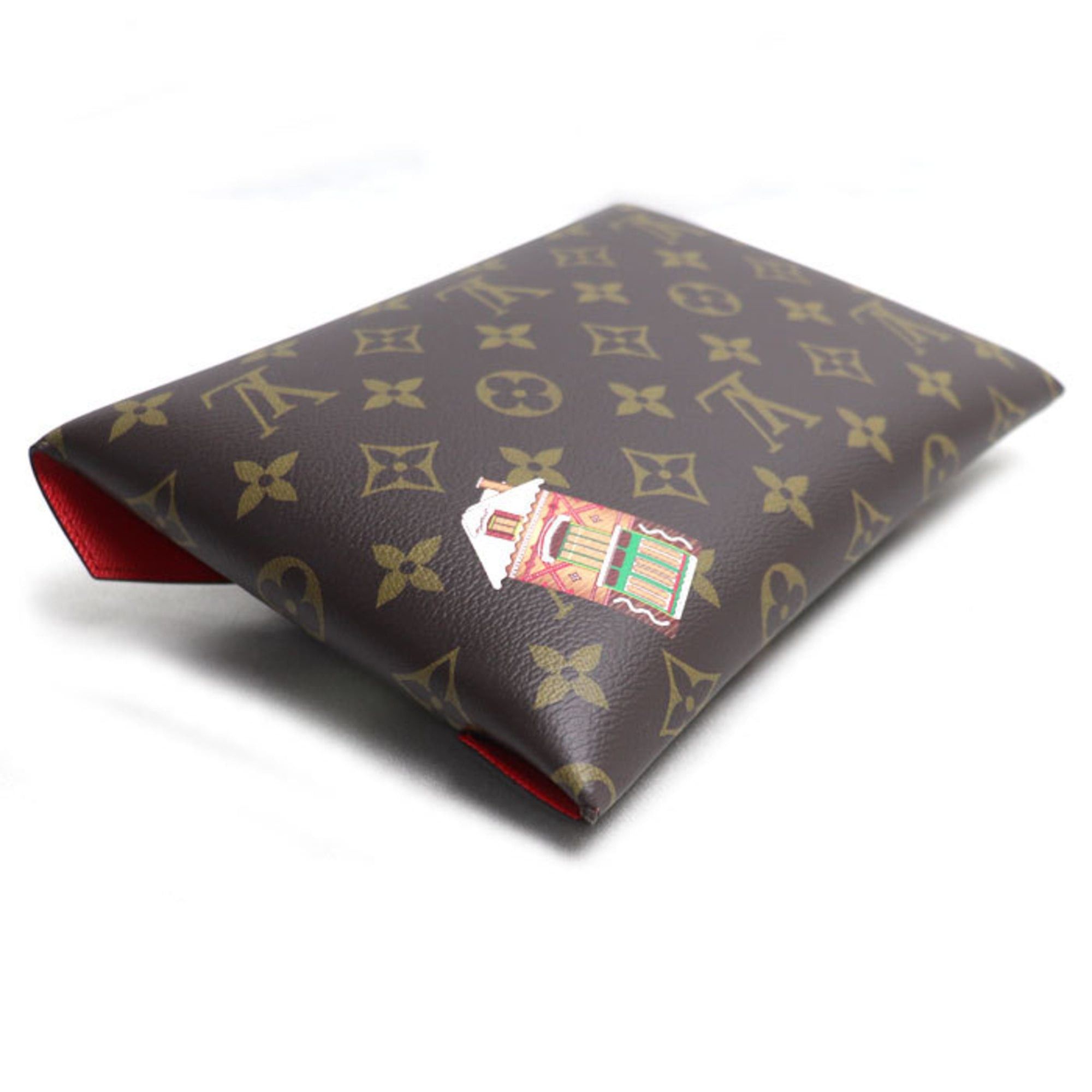 Louis Vuitton LOUIS VUITTON Kirigami Monogram Brown Pochette M12203 Christmas Limited Edition Vivienne Women's Size ONE SIZE - 3 Thumbnail