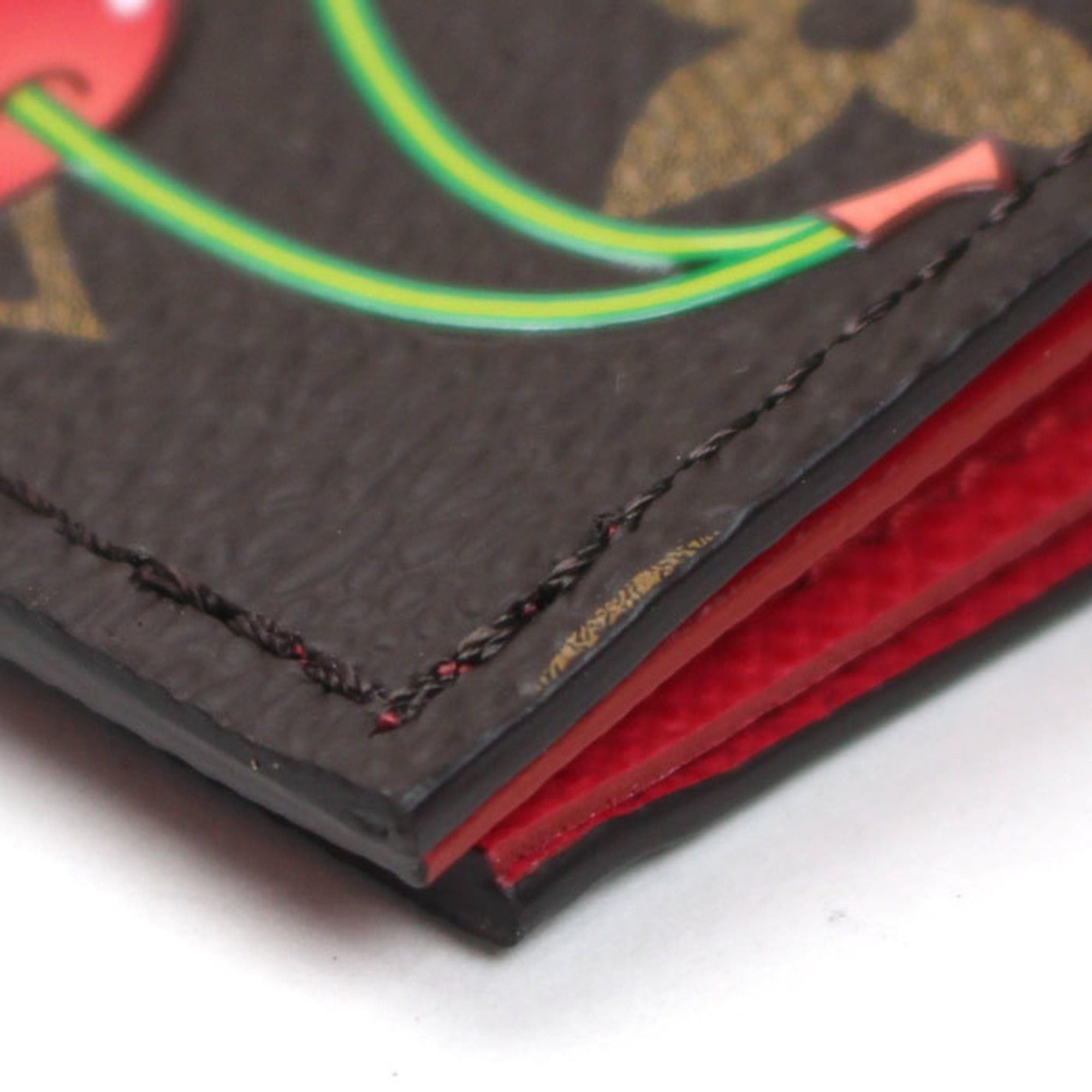Louis Vuitton LOUIS VUITTON Couverture Passport MM Case LVxTM Monogram Cherry M13424 Women's Size ONE SIZE - 7 Thumbnail