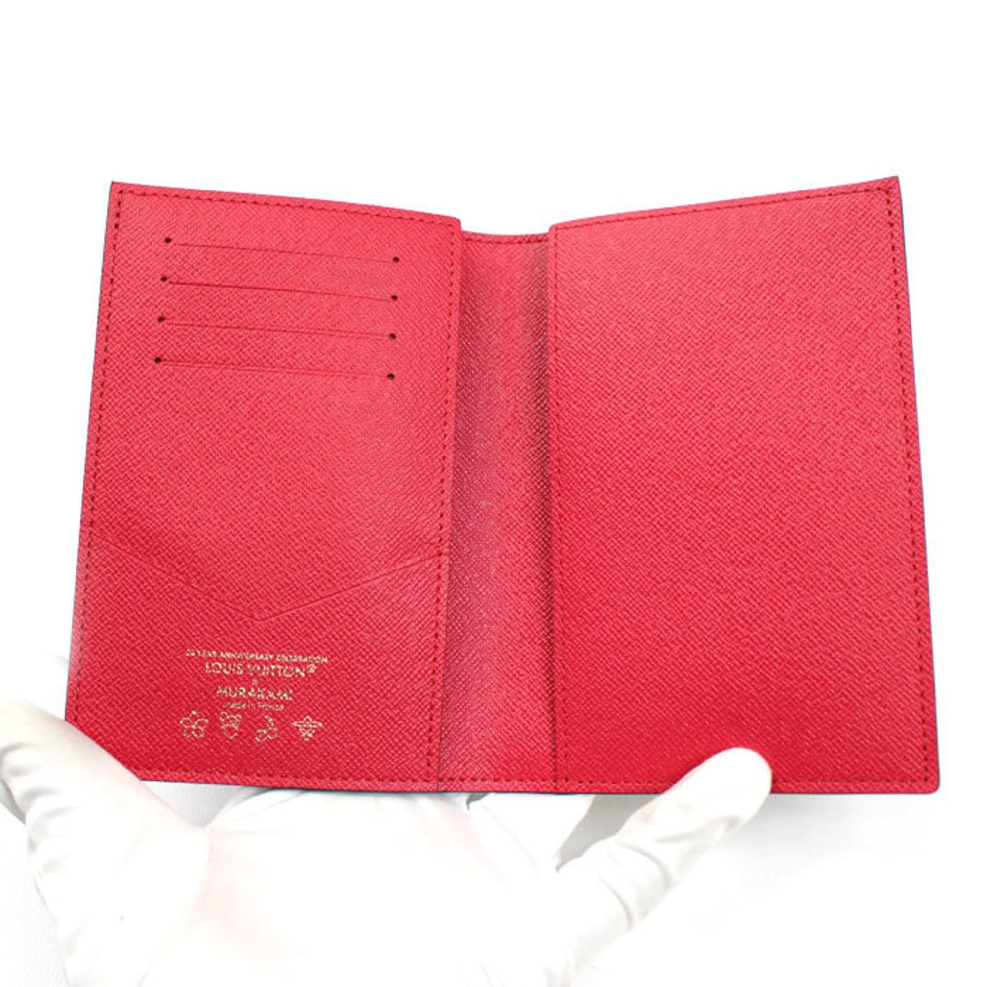 Louis Vuitton LOUIS VUITTON Couverture Passport MM Case LVxTM Monogram Cherry M13424 Women's Size ONE SIZE - 4 Thumbnail