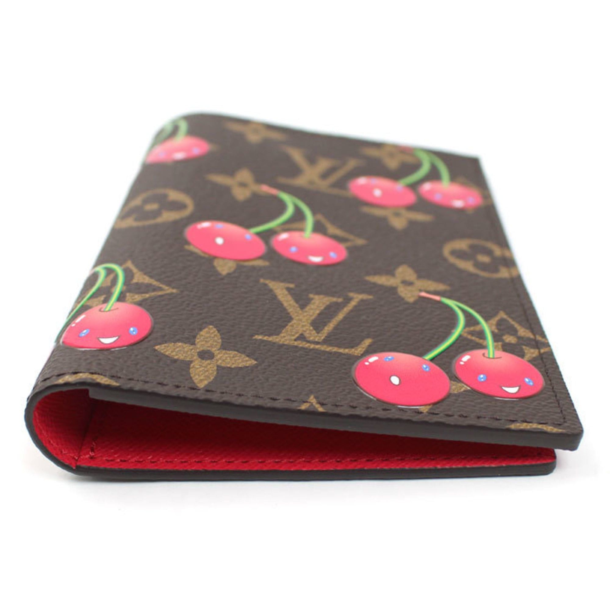 Louis Vuitton LOUIS VUITTON Couverture Passport MM Case LVxTM Monogram Cherry M13424 Women's Size ONE SIZE - 3 Thumbnail