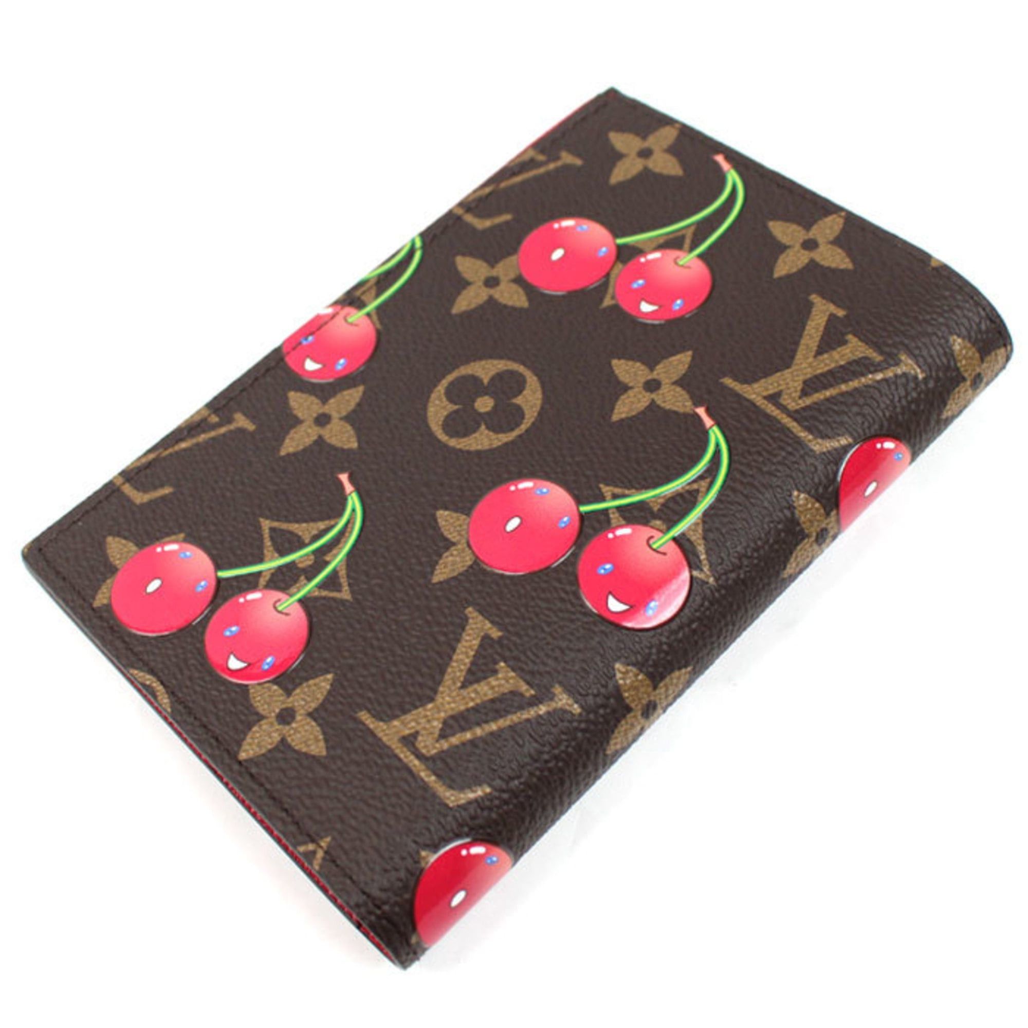 Louis Vuitton LOUIS VUITTON Couverture Passport MM Case LVxTM Monogram Cherry M13424 Women's Size ONE SIZE - 2 Thumbnail