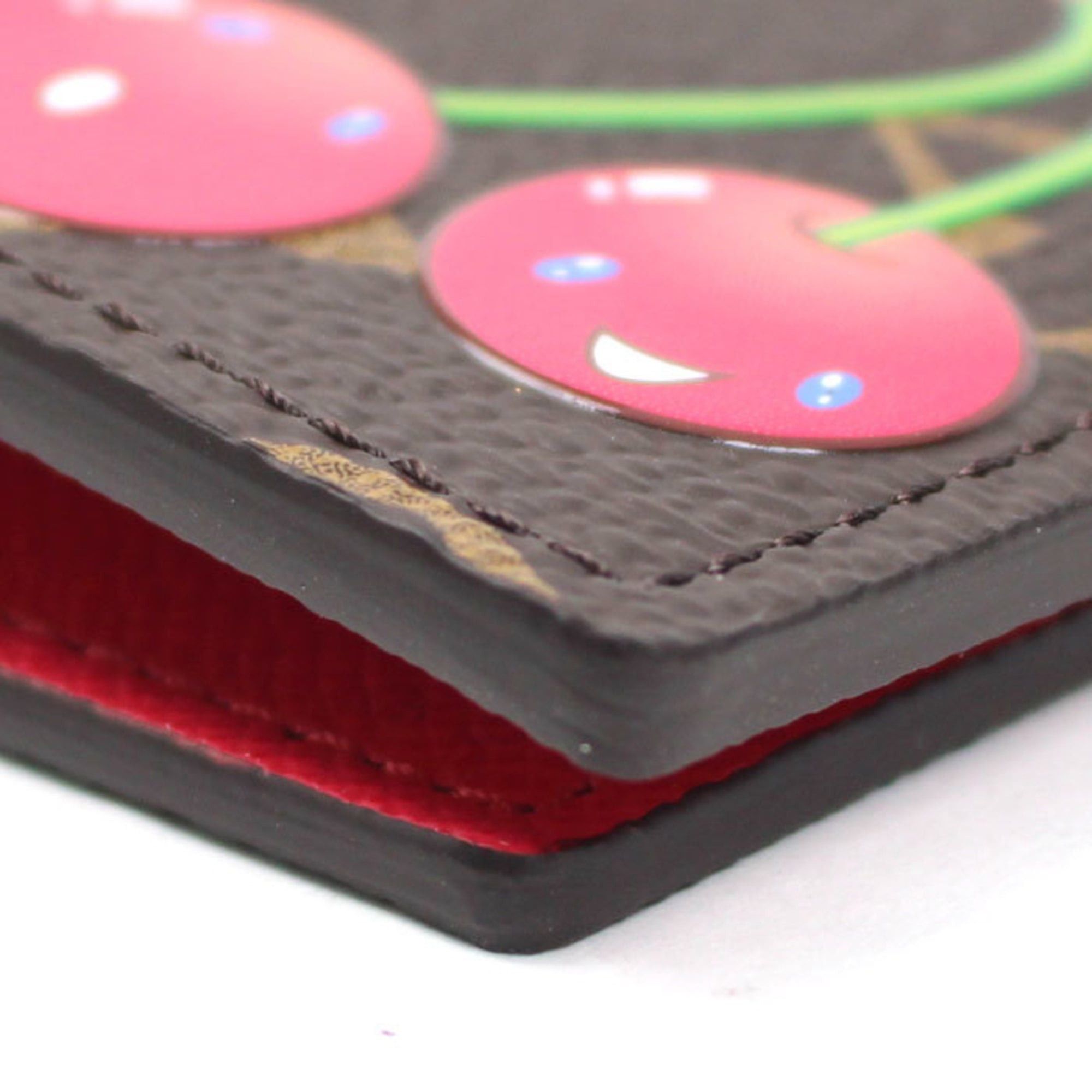 Louis Vuitton LOUIS VUITTON Couverture Passport MM Case LVxTM Monogram Cherry M13424 Women's Size ONE SIZE - 6 Thumbnail