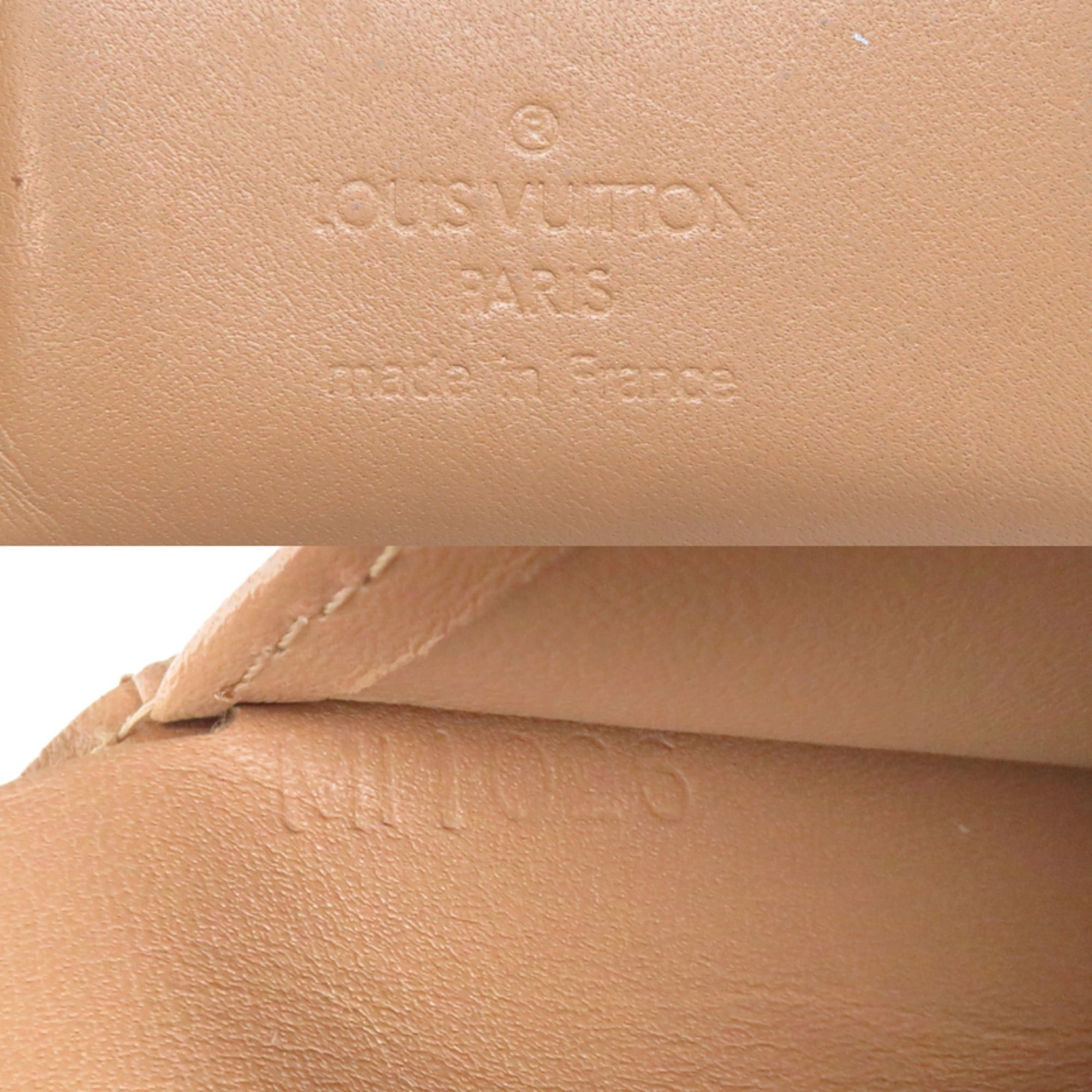 Louis Vuitton Louis Vuitton Portefeuille Viennois Women's Bifold Wallet M91361 Vernis Beige Size ONE SIZE - 8 Thumbnail
