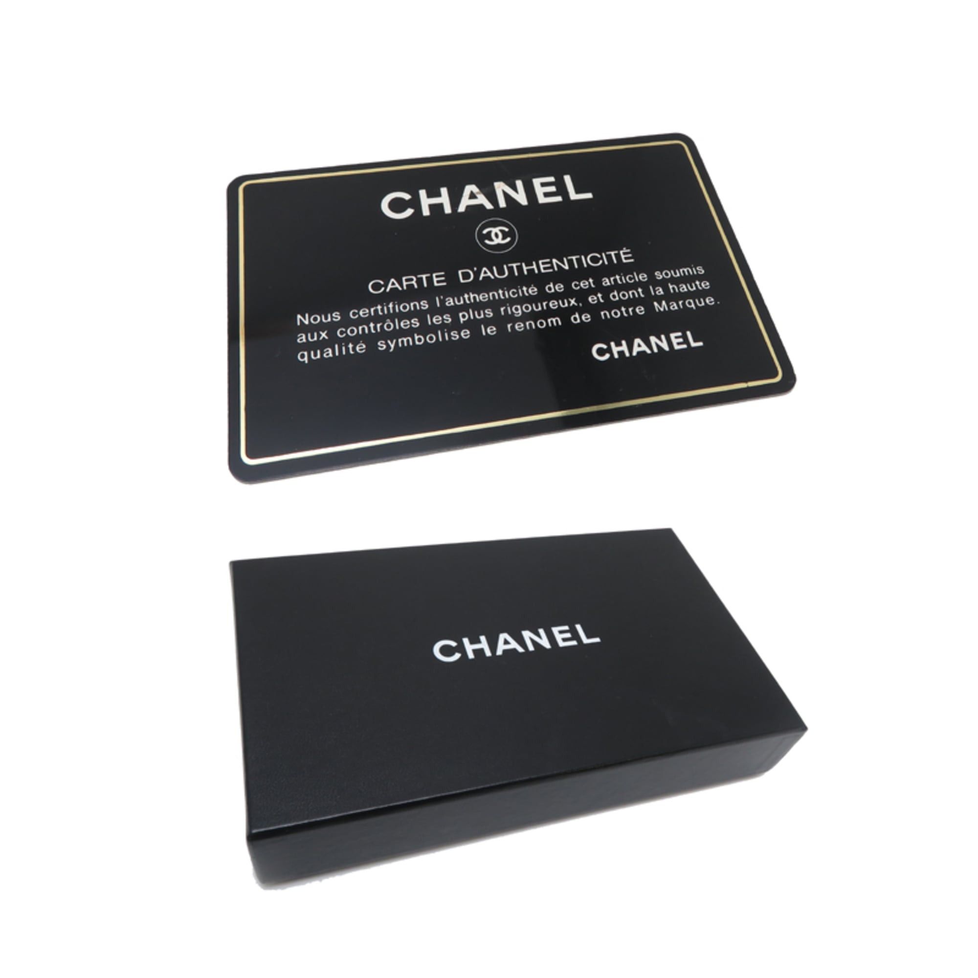 Chanel Chanel Coco Mark Clasp Purse Women's Long Wallet A33911 Caviar Leather Black Size ONE SIZE - 9 Thumbnail