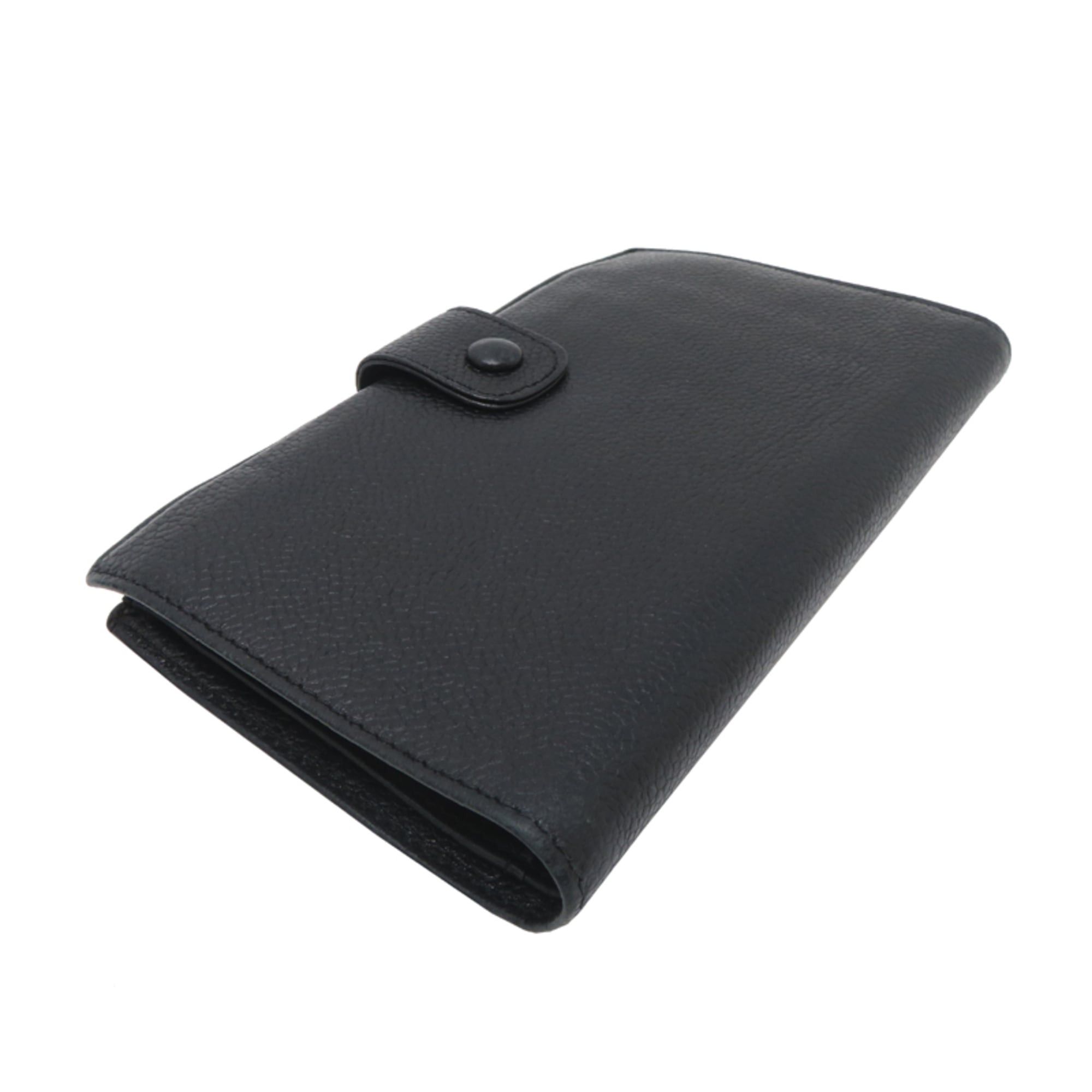 Chanel Chanel Coco Mark Clasp Purse Women's Long Wallet A33911 Caviar Leather Black Size ONE SIZE - 4 Thumbnail