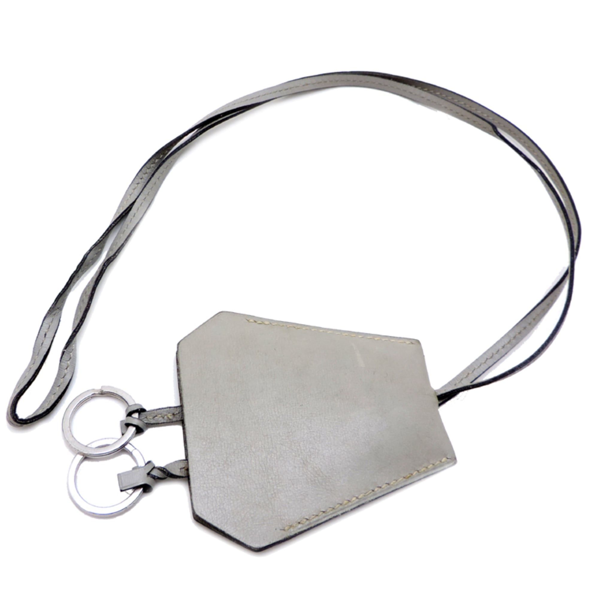 Hermes Hermes Hermès Crochet #M □C Stamped 1999 Women's/Men's Leather Gray Size ONE SIZE - 3 Thumbnail