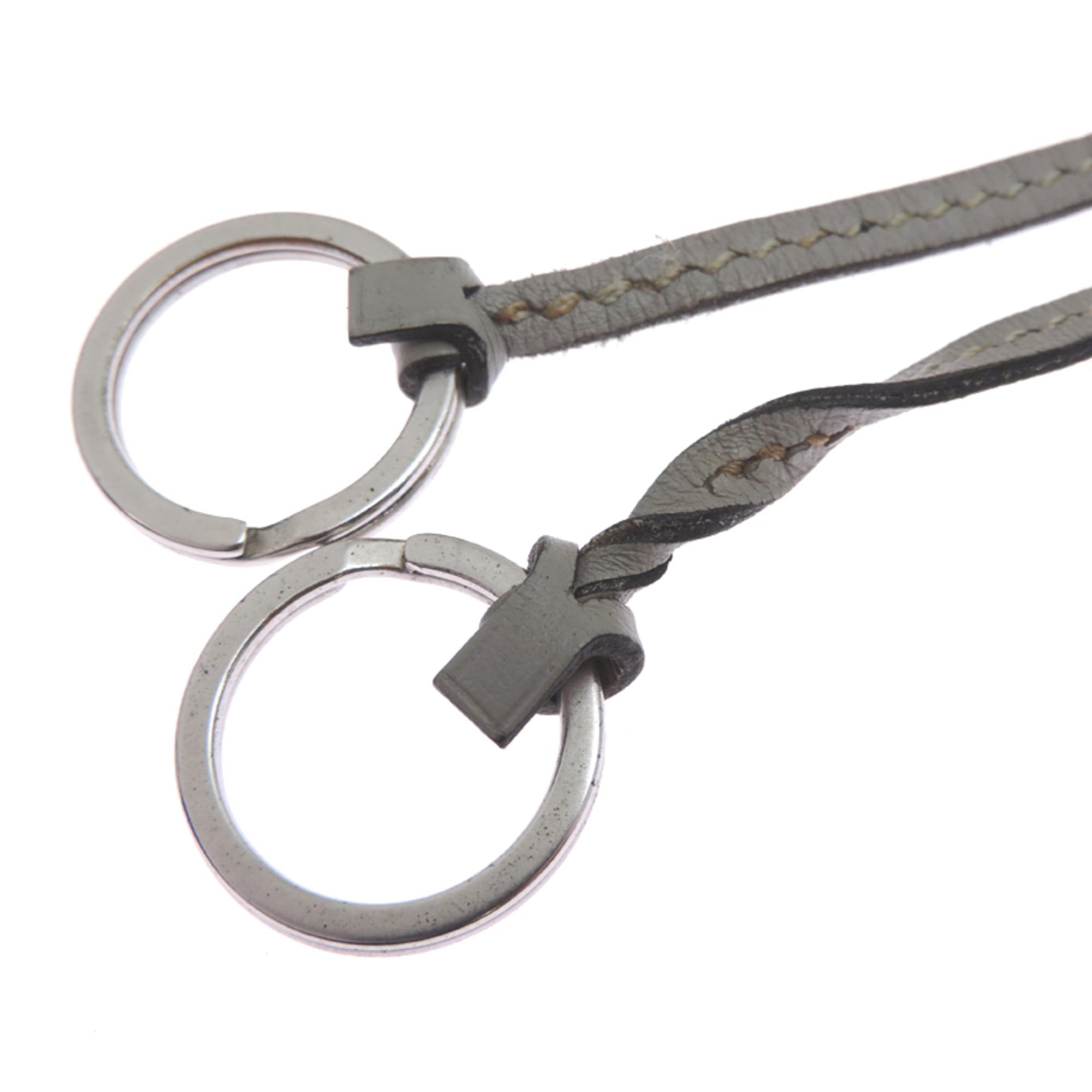 Hermes Hermes Hermès Crochet #M □C Stamped 1999 Women's/Men's Leather Gray Size ONE SIZE - 5 Thumbnail
