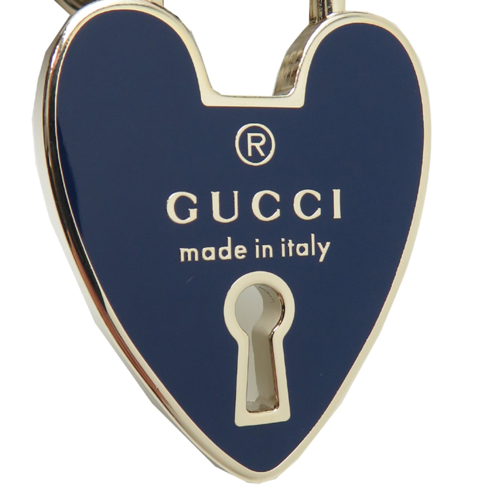 Gucci Gucci GG Marmont Heart Key Women's/Men's Keychain 837334 Metal Gold Size ONE SIZE - 3 Thumbnail