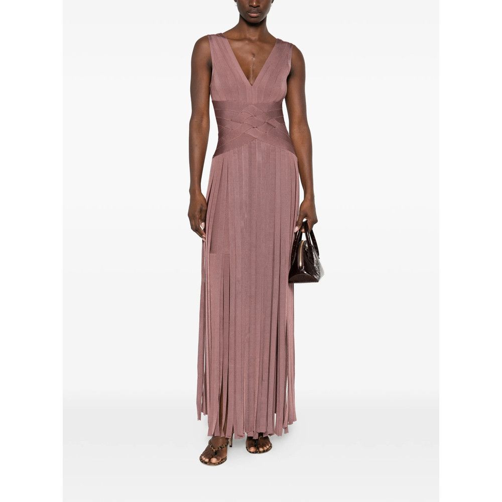Herve Leger Herve Leger PINK Dresses - Evening Dresses Size S / US 4 / IT 40 - 4 Thumbnail