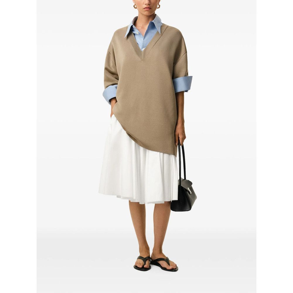 AMI Ami Paris WHITE Skirts - A-Line Skirts Size 27" / US 4 / IT 40 - 5 Thumbnail