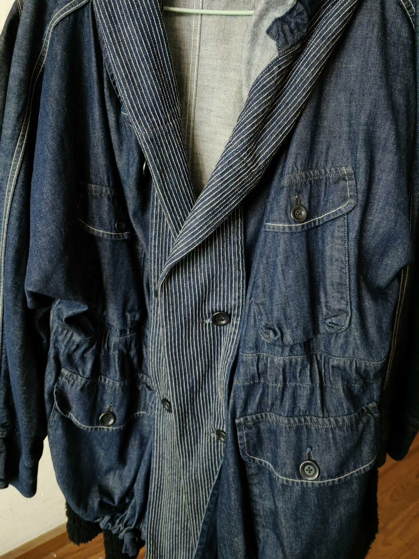 Hiroshi Kato KAPITAL Ring Coat Denim Jacket Size US L / EU 52-54 / 3 - 3 Thumbnail