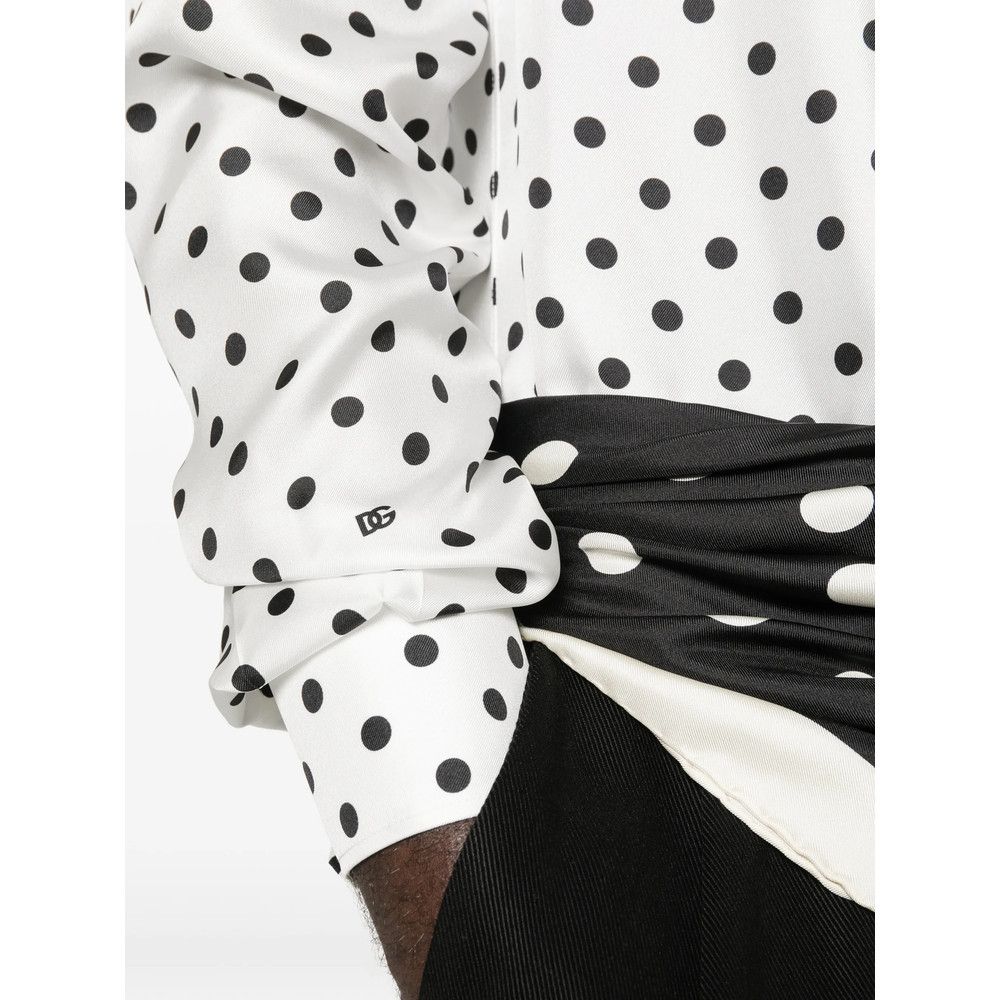 Dolce & Gabbana Dolce & Gabbana WHITE Shirts Size US L / EU 52-54 / 3 - 2 Thumbnail