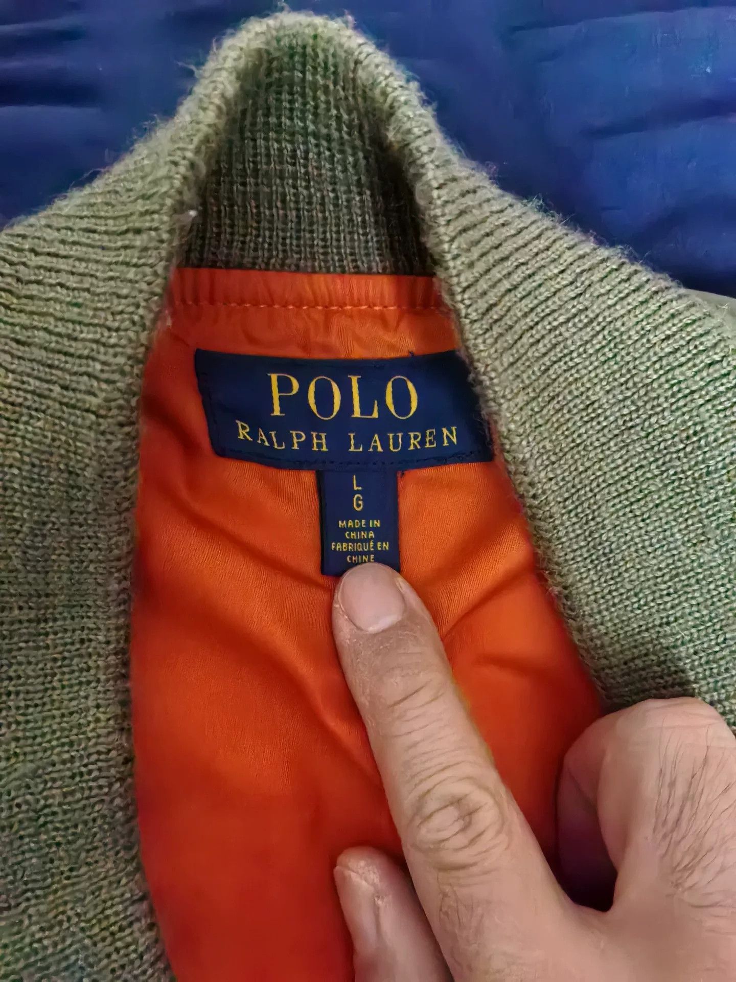 Polo Ralph Lauren Ralph Lauren Men's Flight Jacket Cotton Size US L / EU 52-54 / 3 - 5 Thumbnail