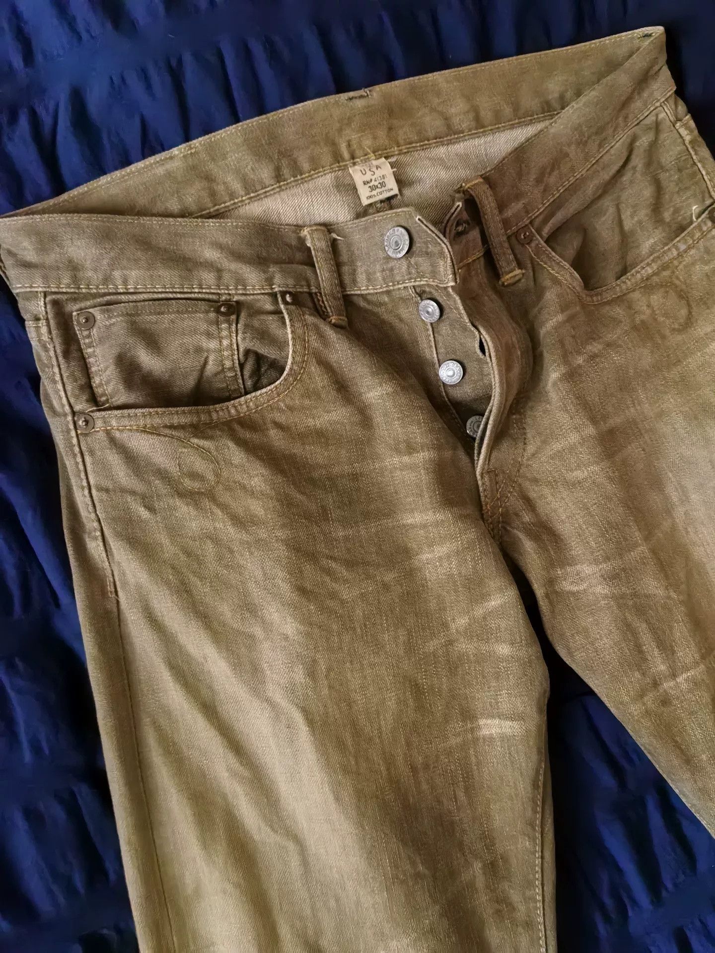 RRL Ralph Lauren RRL Vintage Slim Bootcut Jeans Size US 30 / EU 46 - 4 Thumbnail