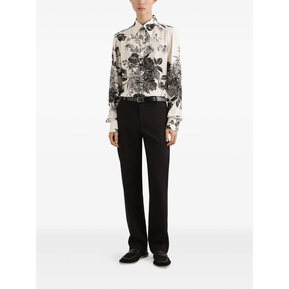 Dolce & Gabbana Dolce & Gabbana WHITE Shirts Size US XL / EU 56 / 4 - 2 Thumbnail