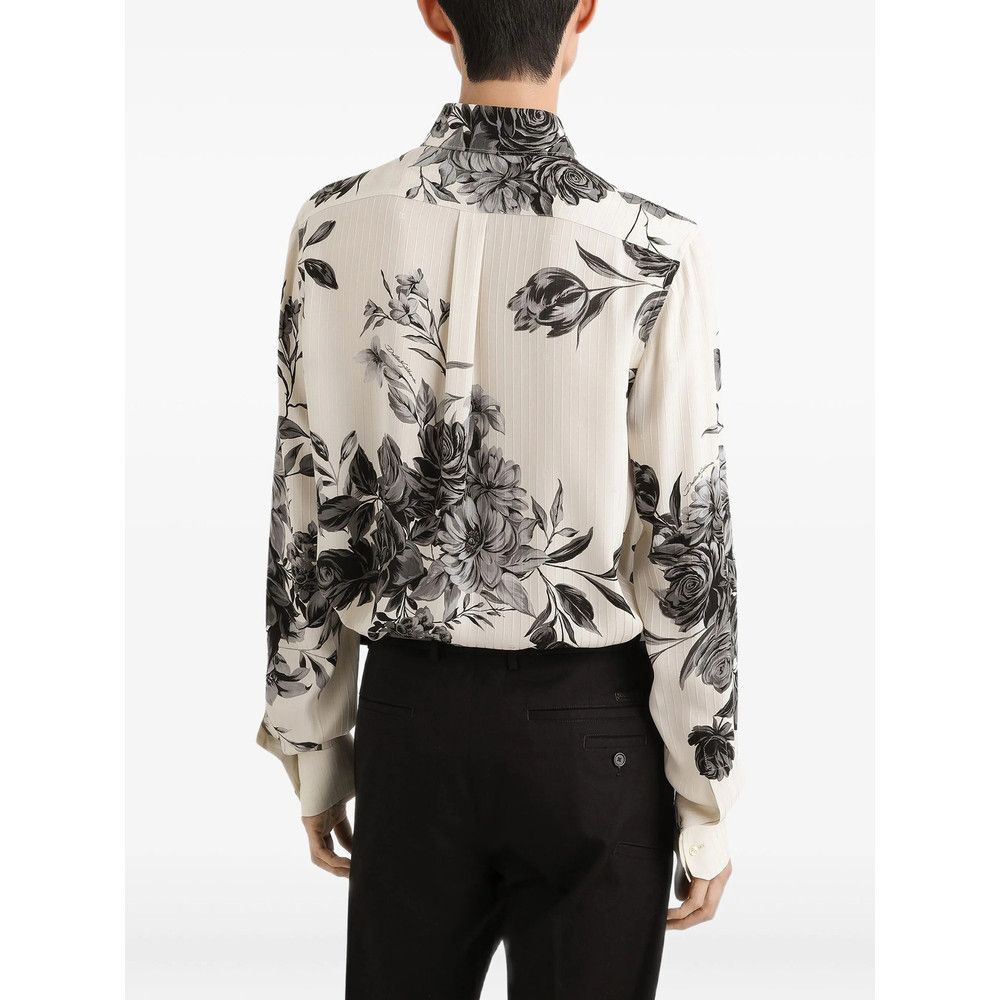 Dolce & Gabbana Dolce & Gabbana WHITE Shirts Size US XL / EU 56 / 4 - 4 Thumbnail